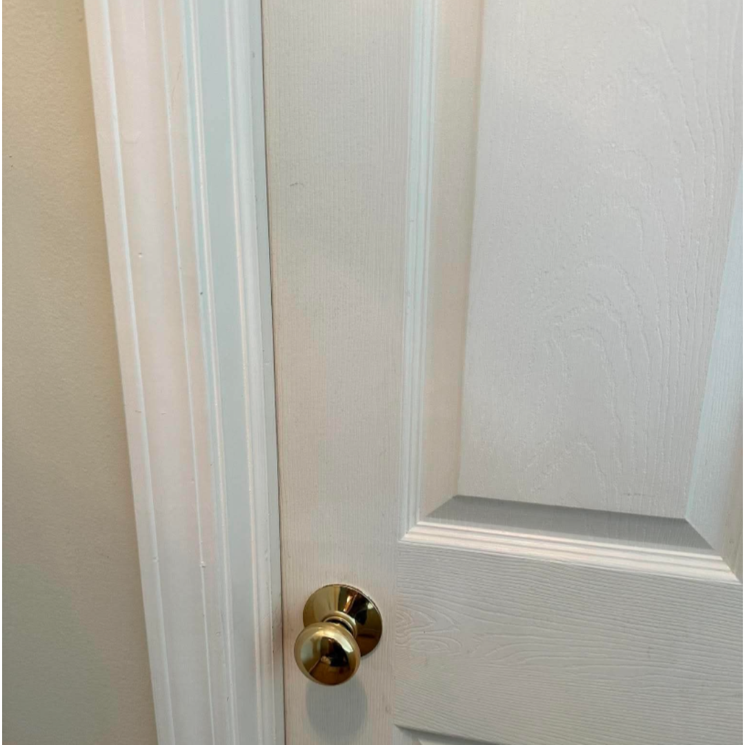 Door entry after cleaning