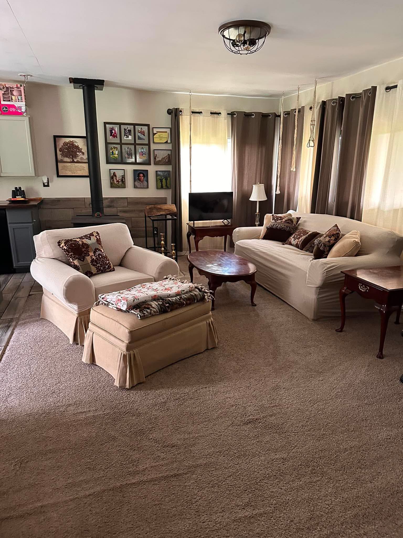 Living room after cleaning